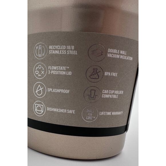 Stanley x e.l.f. H2.0 Flowstate 30oz Gold/BeigeTumbler NEW w/ defects - Picture 12 of 16